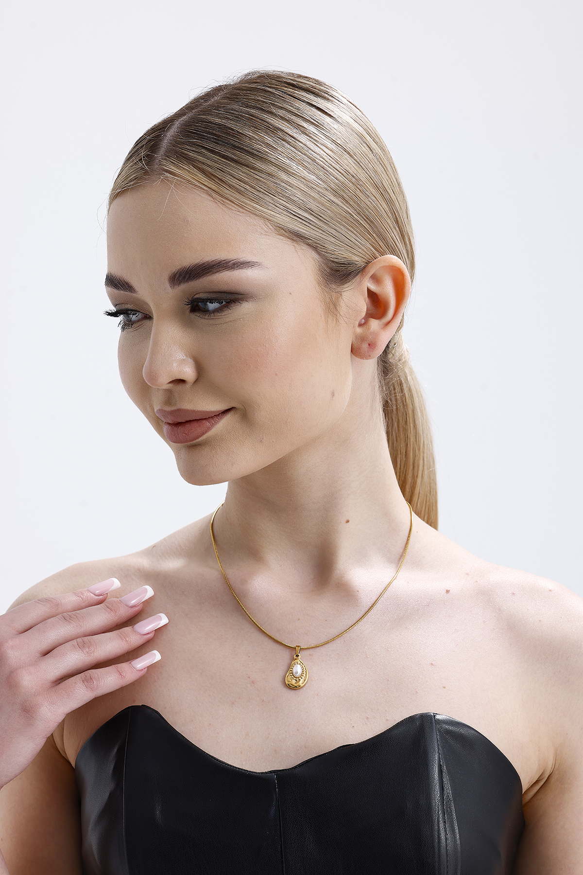 Zaleia Gold Altın Kaplama Kolye
