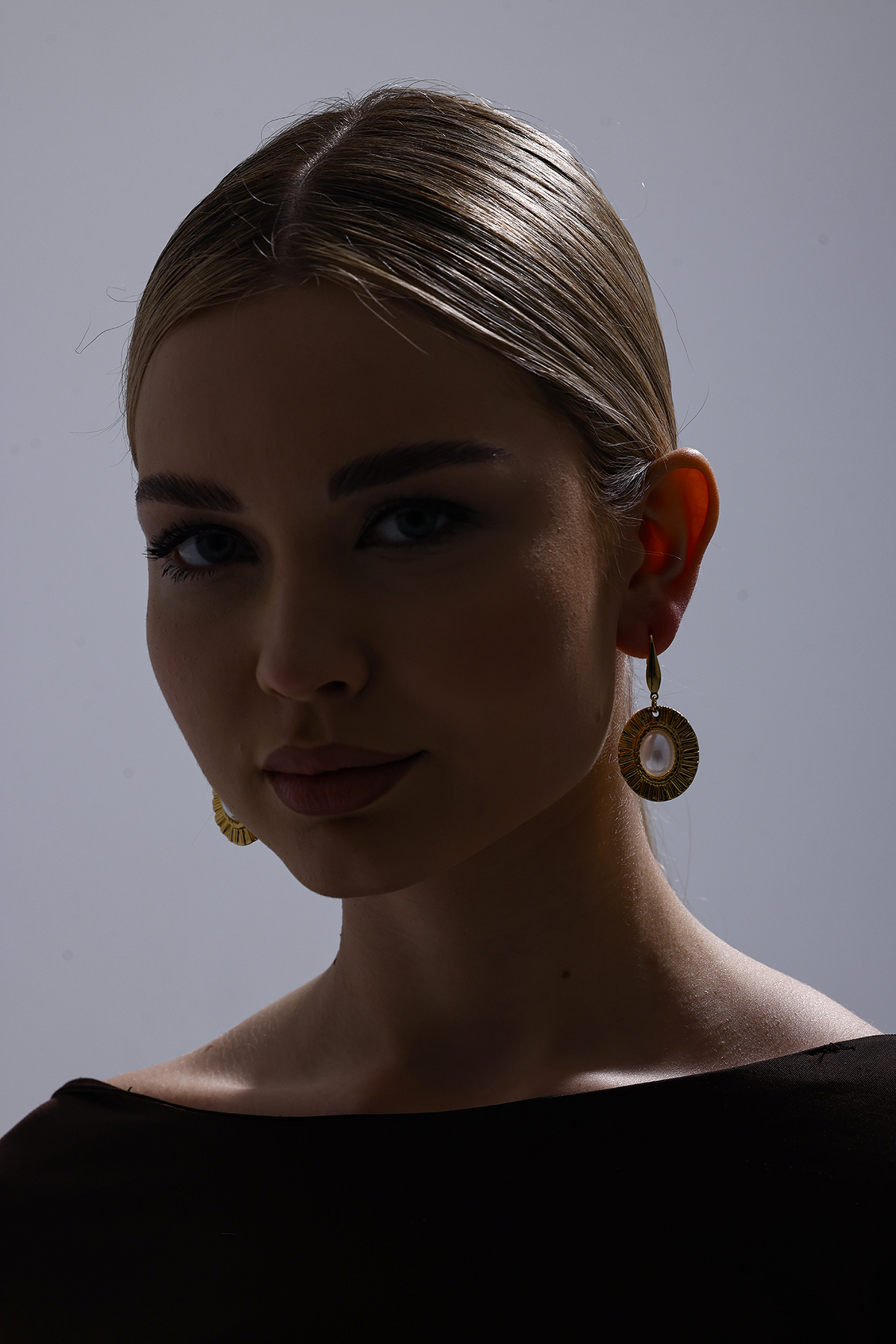 Amoria Gold Altın Kaplama Küpe