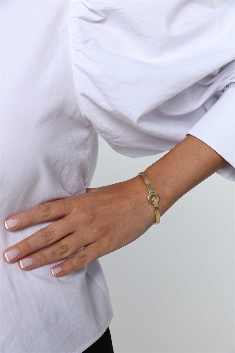 Barın Model Gold Altın Kaplama Bileklik