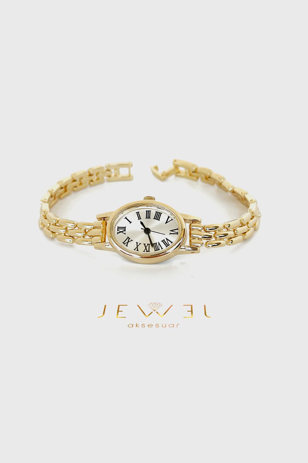 Roma Rakamlı Gold Saat