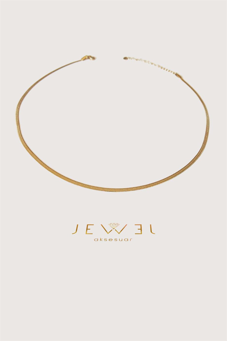 İnce İtalyan Zincir Gold Altın Kaplama Kolye