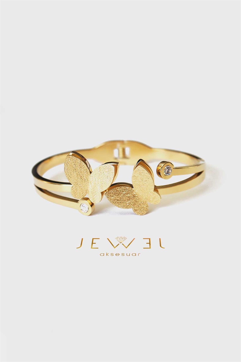 Julia Model Gold Altın Kaplama Bileklik