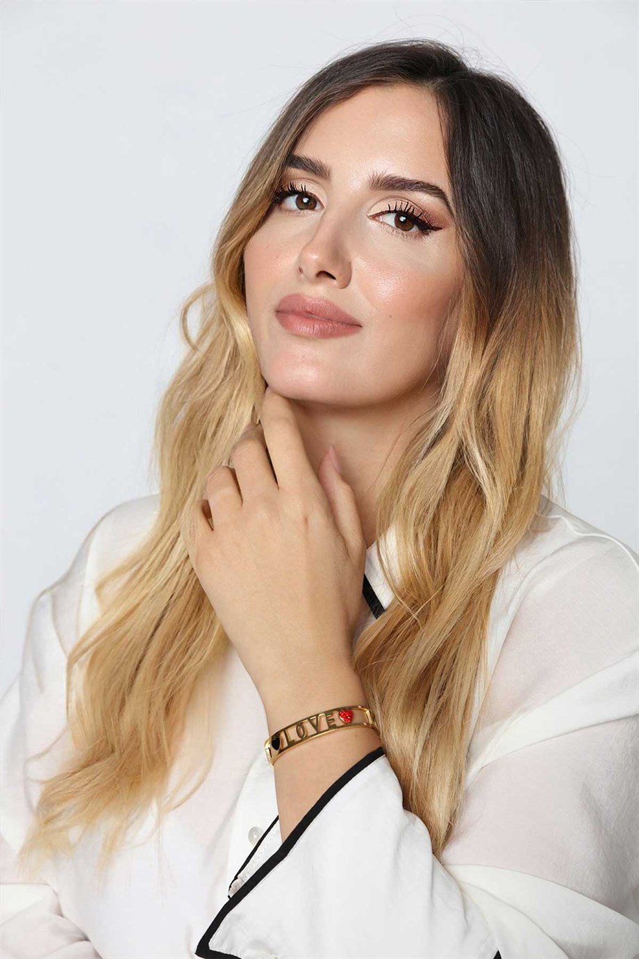 Love Kordon Gold Altın Kaplama Bileklik