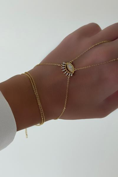 Göz Detaylı Gold Şahmeran