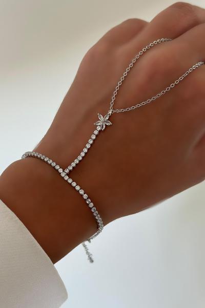 Çiçek Pırıltılı Su Yolu Silver Şahmeran