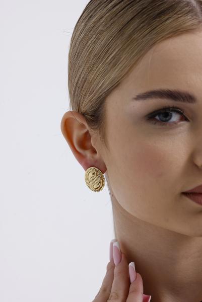 Zunara Gold Altın Kaplama Küpe