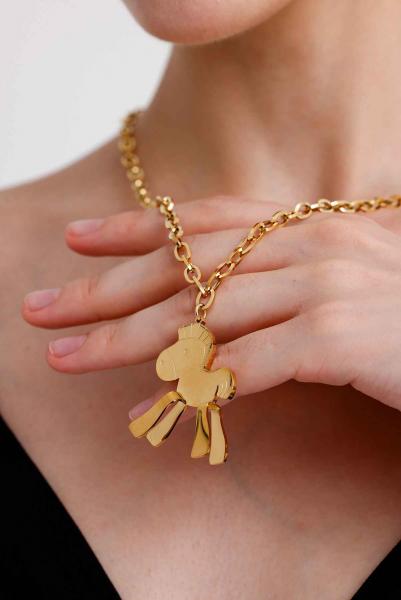 Pony Gold Altın Kaplama Kolye